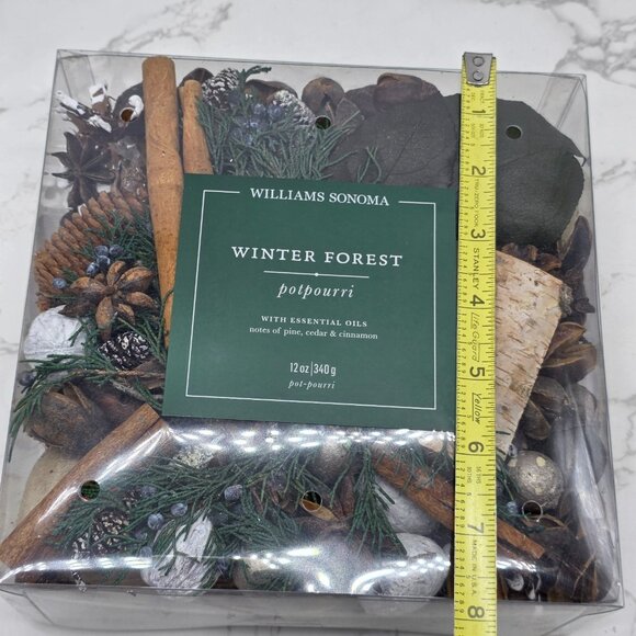 WILLIAMS SONOMA Winter Forest Potpourri 12 oz Essential Oils Pine Cedar Cinnamon - Picture 6 of 6